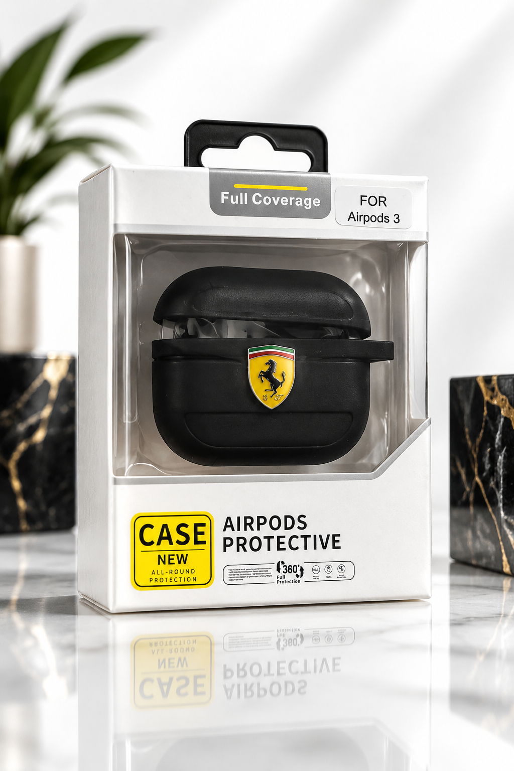 Coque pour AirPods 3 avec logo automobile
