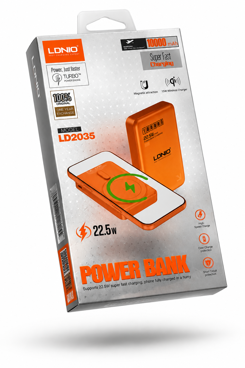 Batterie externe magnétique LDNIO LD2035 10 000 mAh